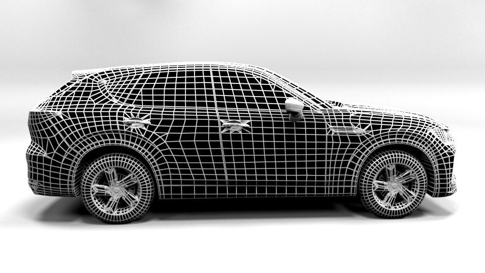 MAZDA CX-60 LOWPOLY Low-poly 3D model_7