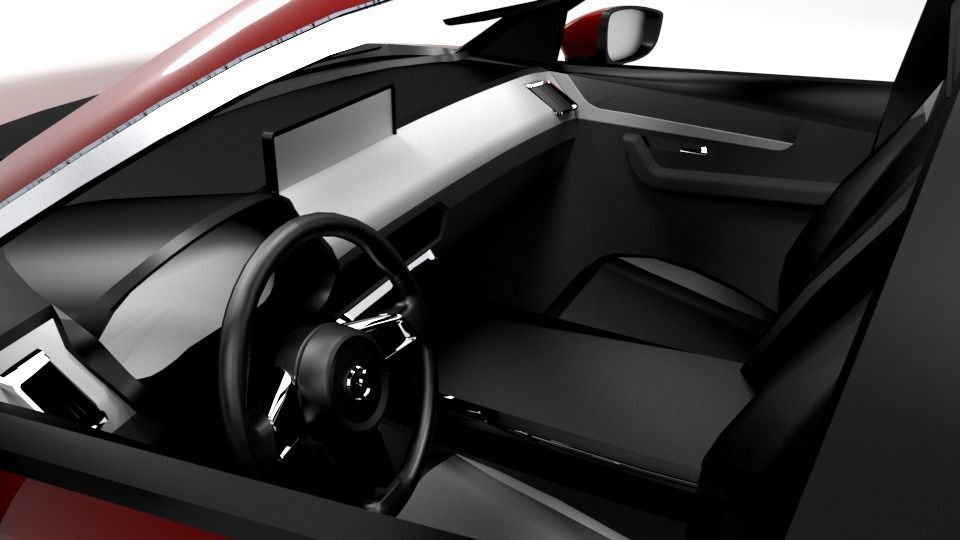 MAZDA CX-60 LOWPOLY Low-poly 3D model_9