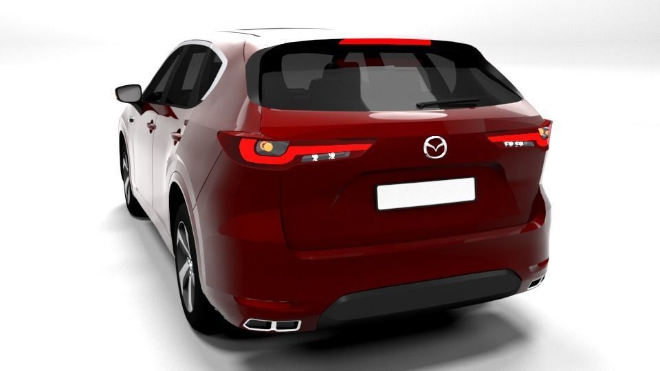 MAZDA CX-60 LOWPOLY Low-poly 3D model_2