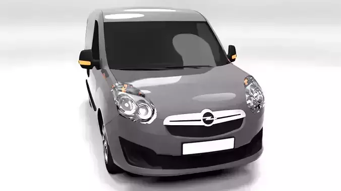 OPEL COMBO LONG 2013 LOWPOLY