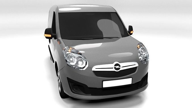 OPEL COMBO 2013 LOWPOLY Low-poly 3D model