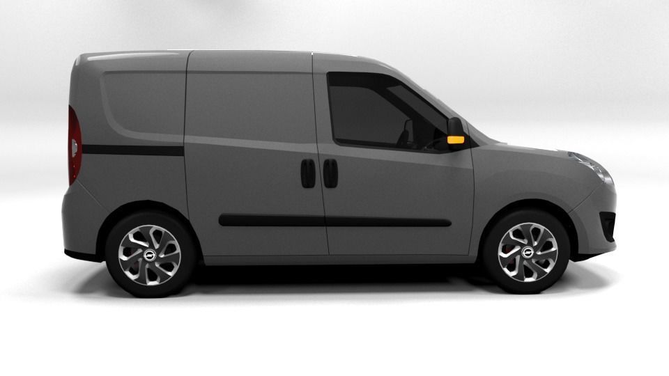 OPEL COMBO 2013 LOWPOLY Low-poly 3D model_6