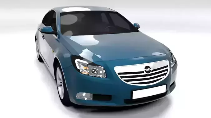 OPEL INSIGNIA HACHBACK  2009 LOWPOLY