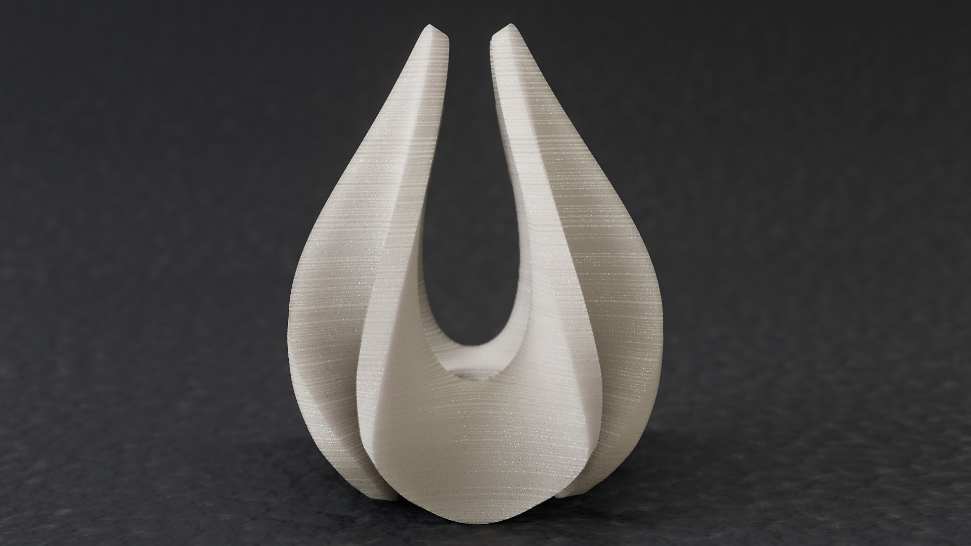 Teardrop Quatrefoil Math Sculpture 3D print model_1