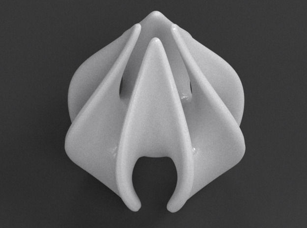 Teardrop Quatrefoil Math Sculpture 3D print model_8