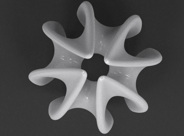 Teardrop Quatrefoil Math Sculpture 3D print model_7