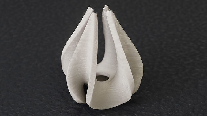 Teardrop Quatrefoil Math Sculpture 3D print model