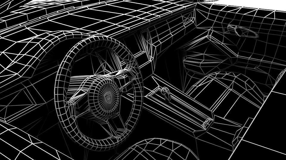 PORSCHE MACAN TURBO 2015 LOWPOLY Low-poly 3D model_9