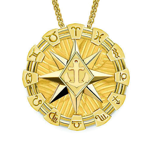 Zodiac Sign pendant  3D print model