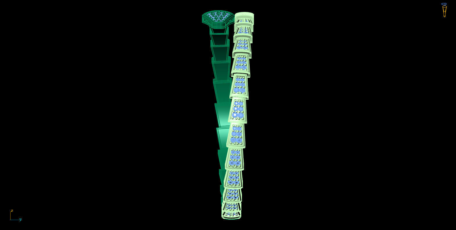 snake bracelet 3D print model_7