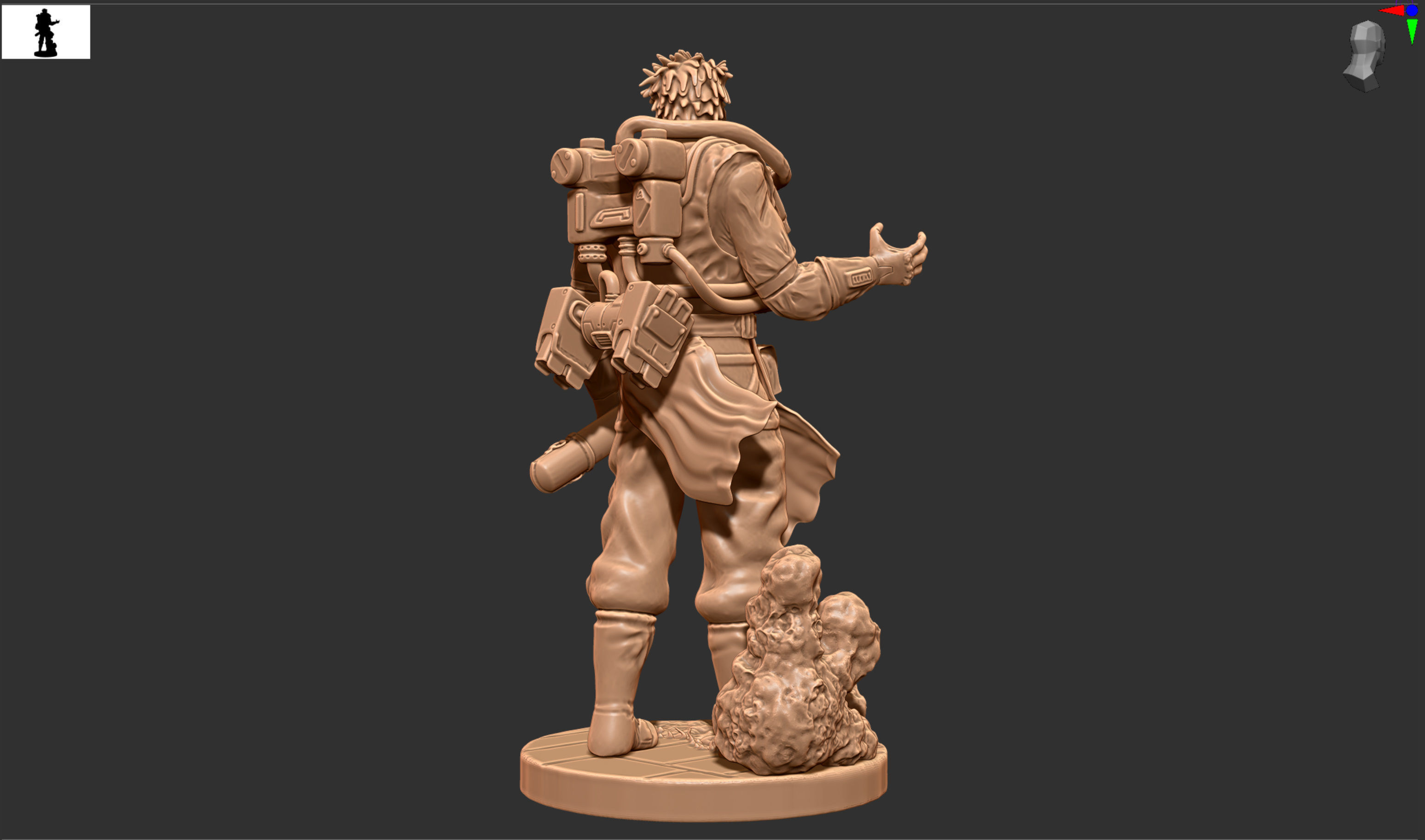 Apex Legends Caustic drops it  3D print model_6