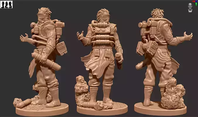 Apex Legends Caustic drops it  3D print model