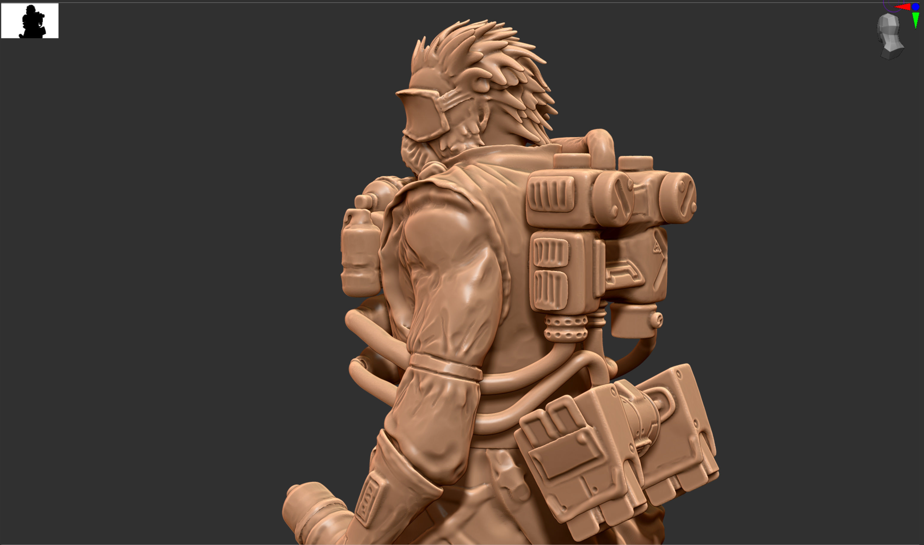 Apex Legends Caustic drops it  3D print model_11