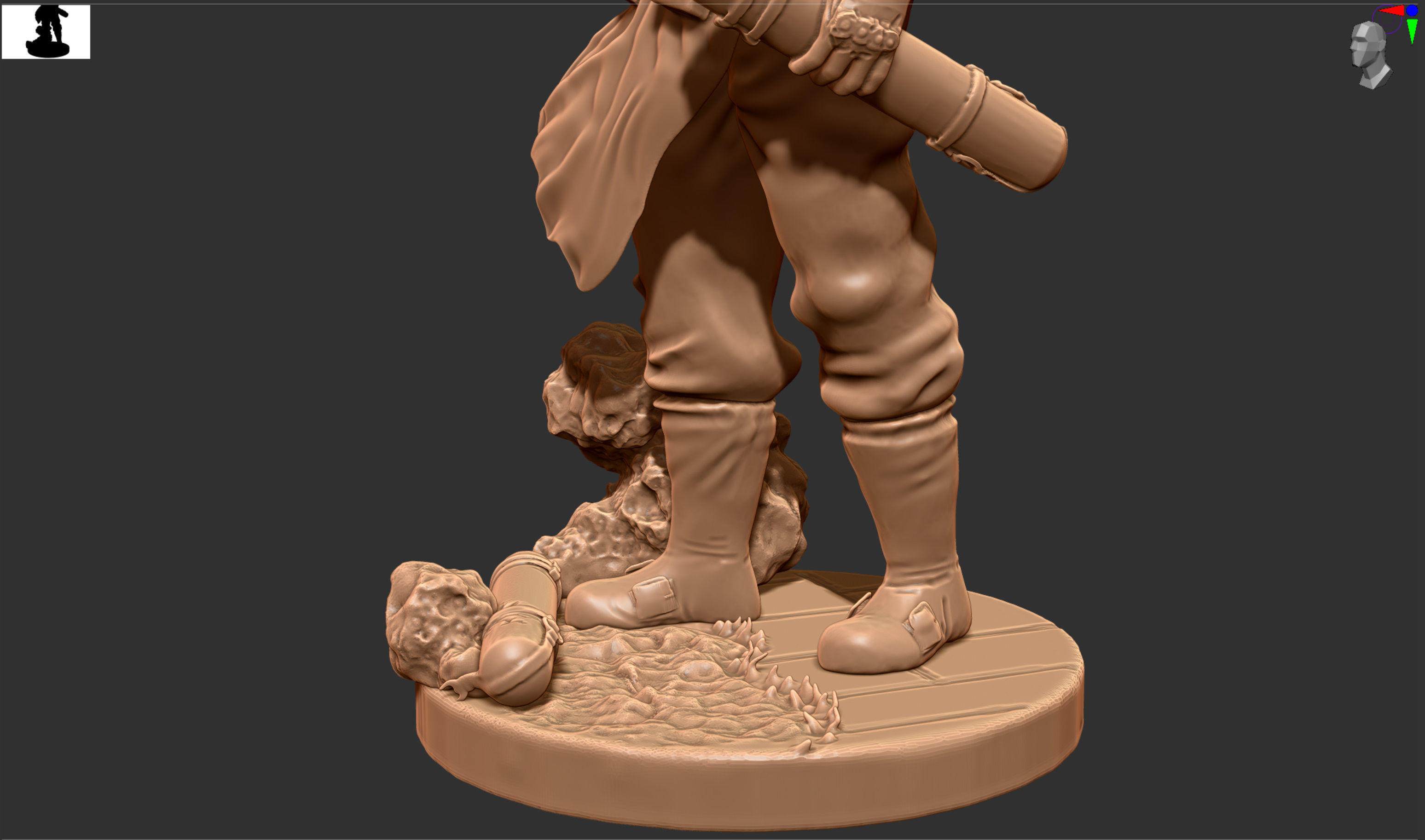 Apex Legends Caustic drops it  3D print model_10