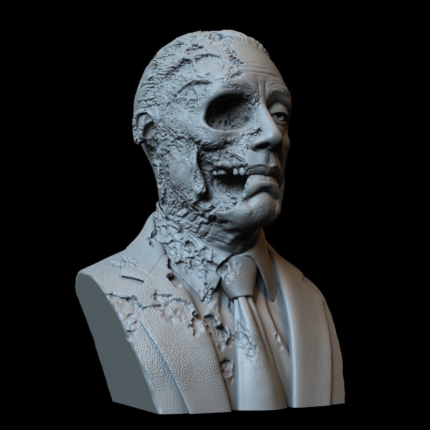 Gustavo Fring from Breaking Bad Face Off version 3D model 3D printable