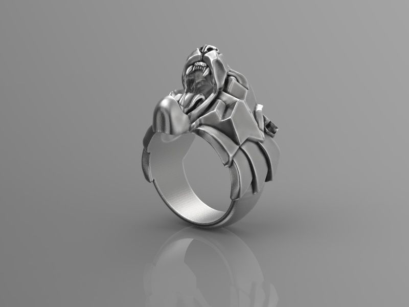 Ring Panther 3d model for 3d printing 3D print model 3D print model_7