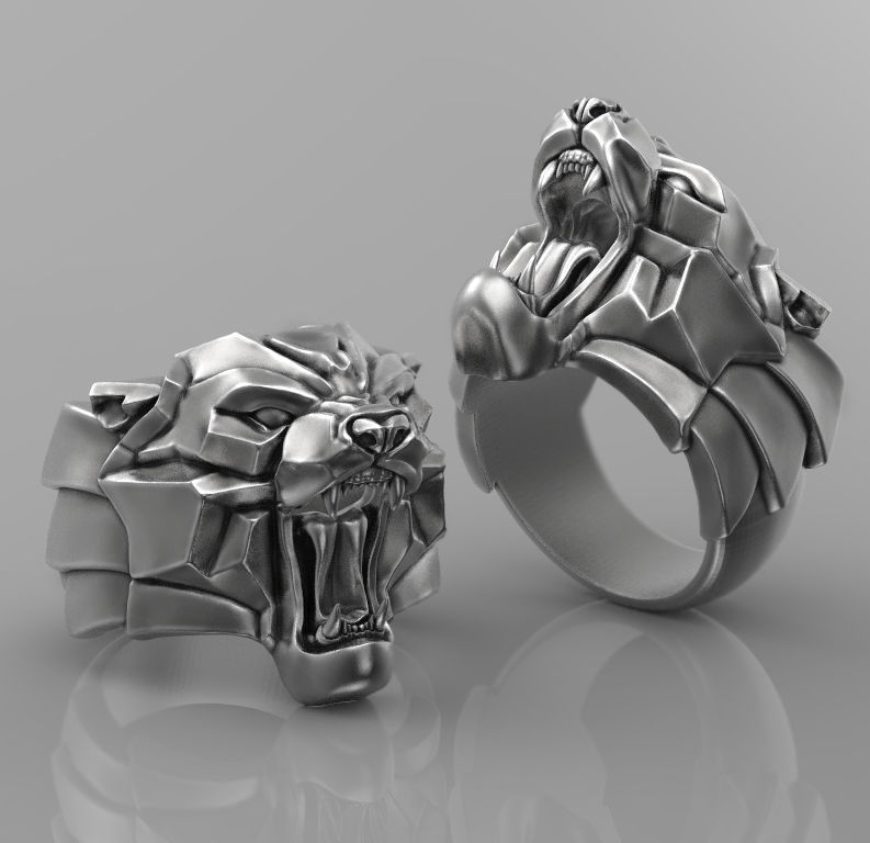 Ring Panther 3d model for 3d printing 3D print model 3D print model_13