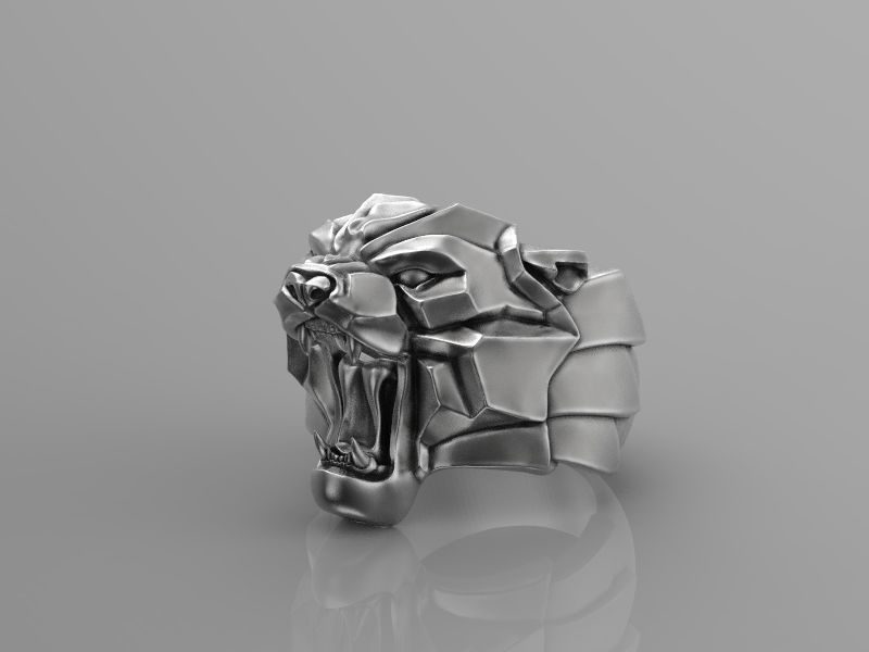 Ring Panther 3d model for 3d printing 3D print model 3D print model_3