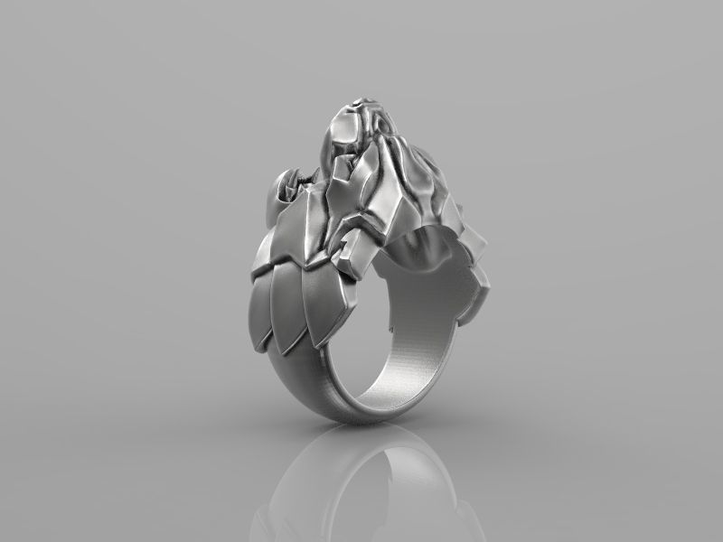 Ring Panther 3d model for 3d printing 3D print model 3D print model_11