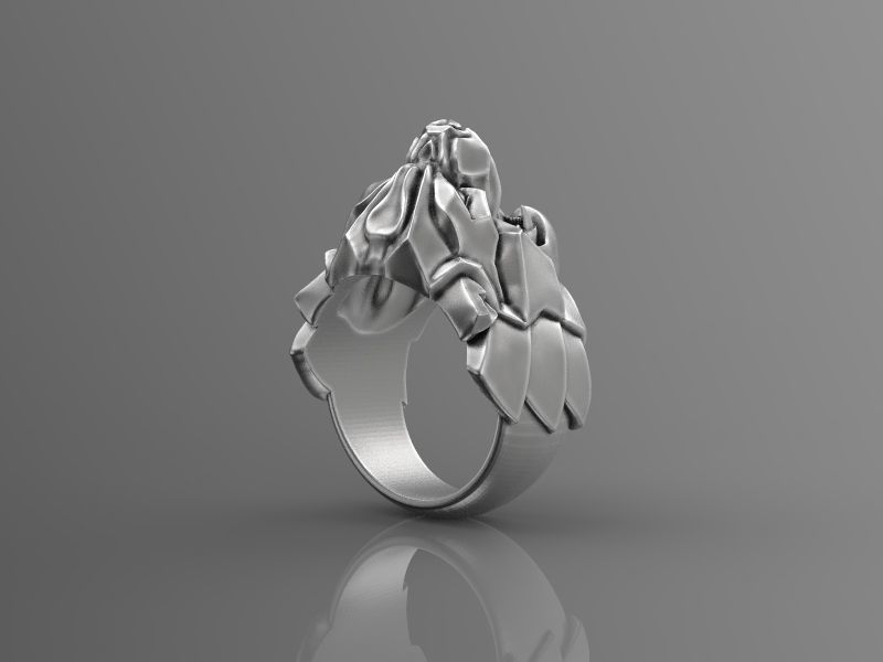 Ring Panther 3d model for 3d printing 3D print model 3D print model_9