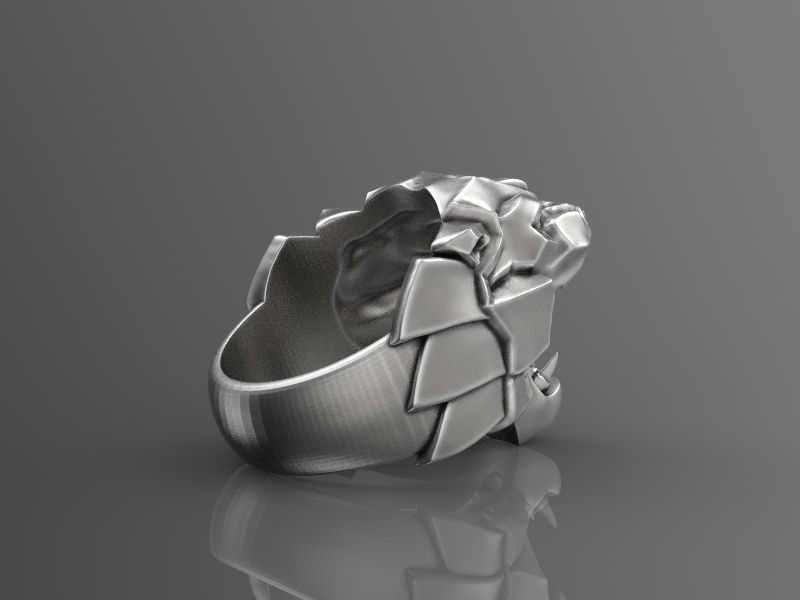 Ring Panther 3d model for 3d printing 3D print model 3D print model_6