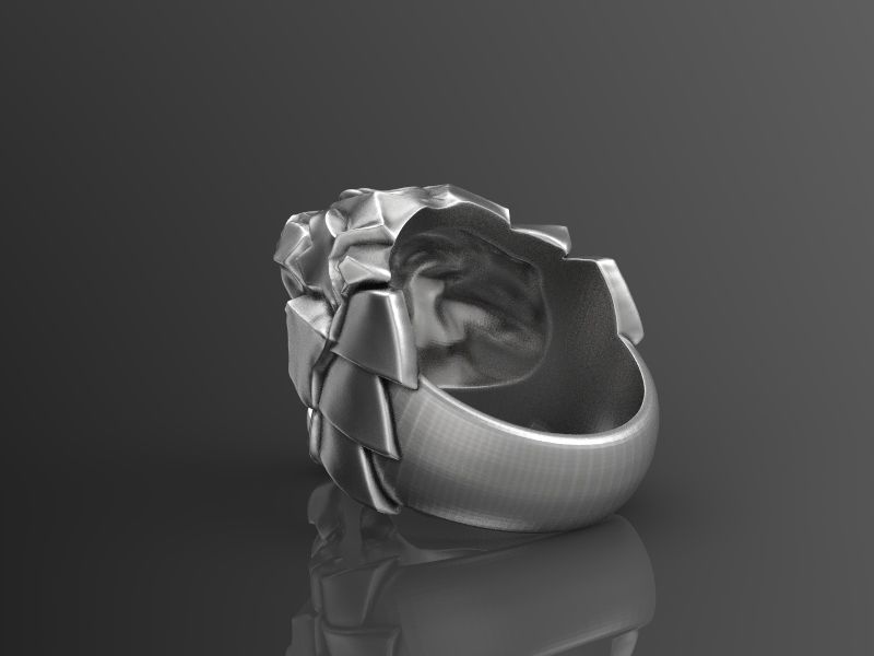 Ring Panther 3d model for 3d printing 3D print model 3D print model_4