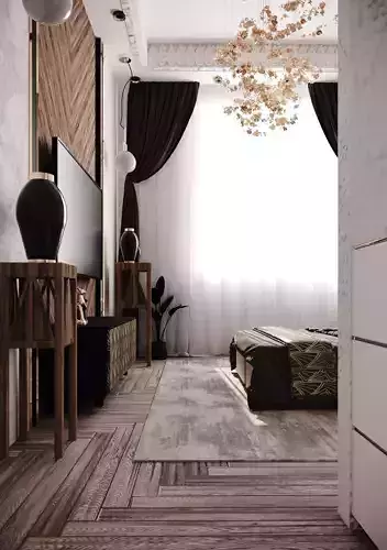 Realistic Bed Room