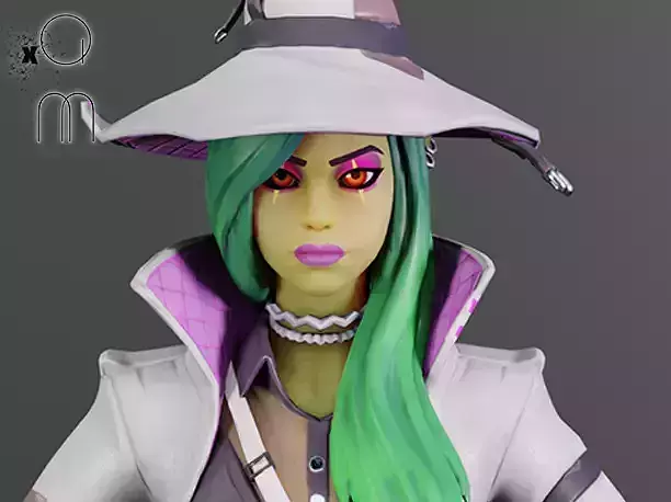 Hemlock - Fortnite Low-poly 3D model