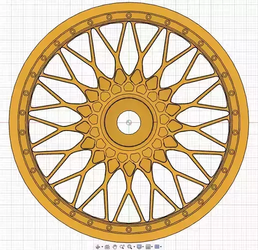 little tike BBS RS wheel center 3D print model