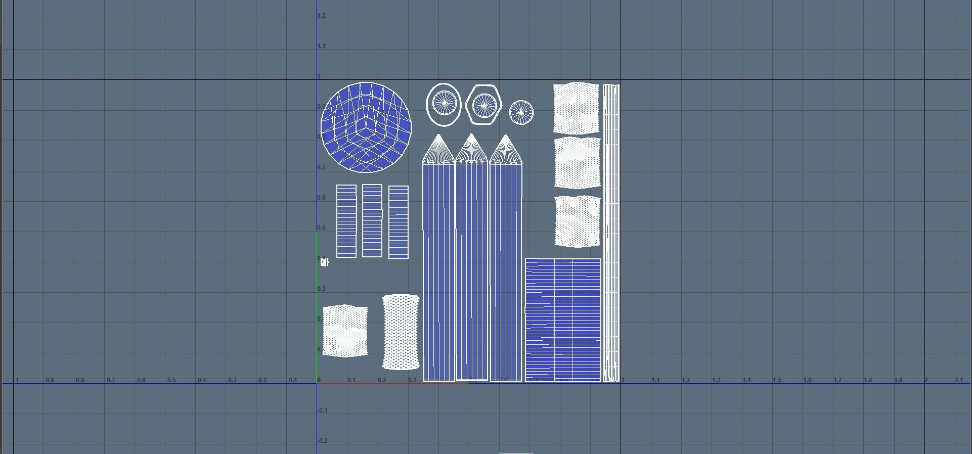 Pen Holder UV Unwrapped and Baked 3D model_6