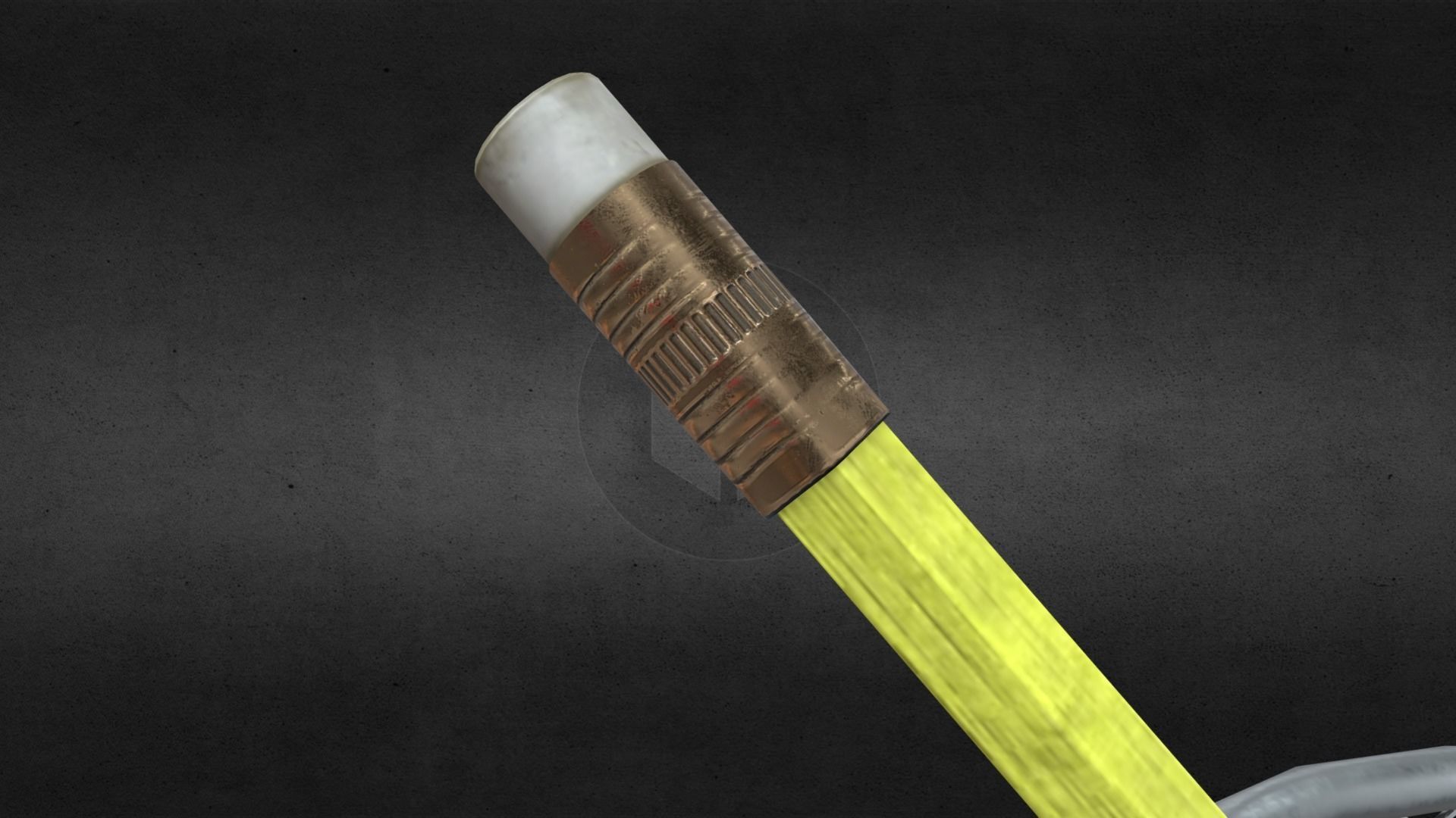 Pen Holder UV Unwrapped and Baked 3D model_2