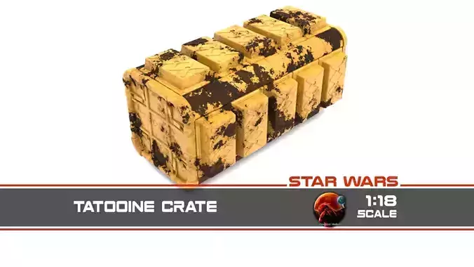 Tatooine Crate 1-18 scale Kenner Hasbro