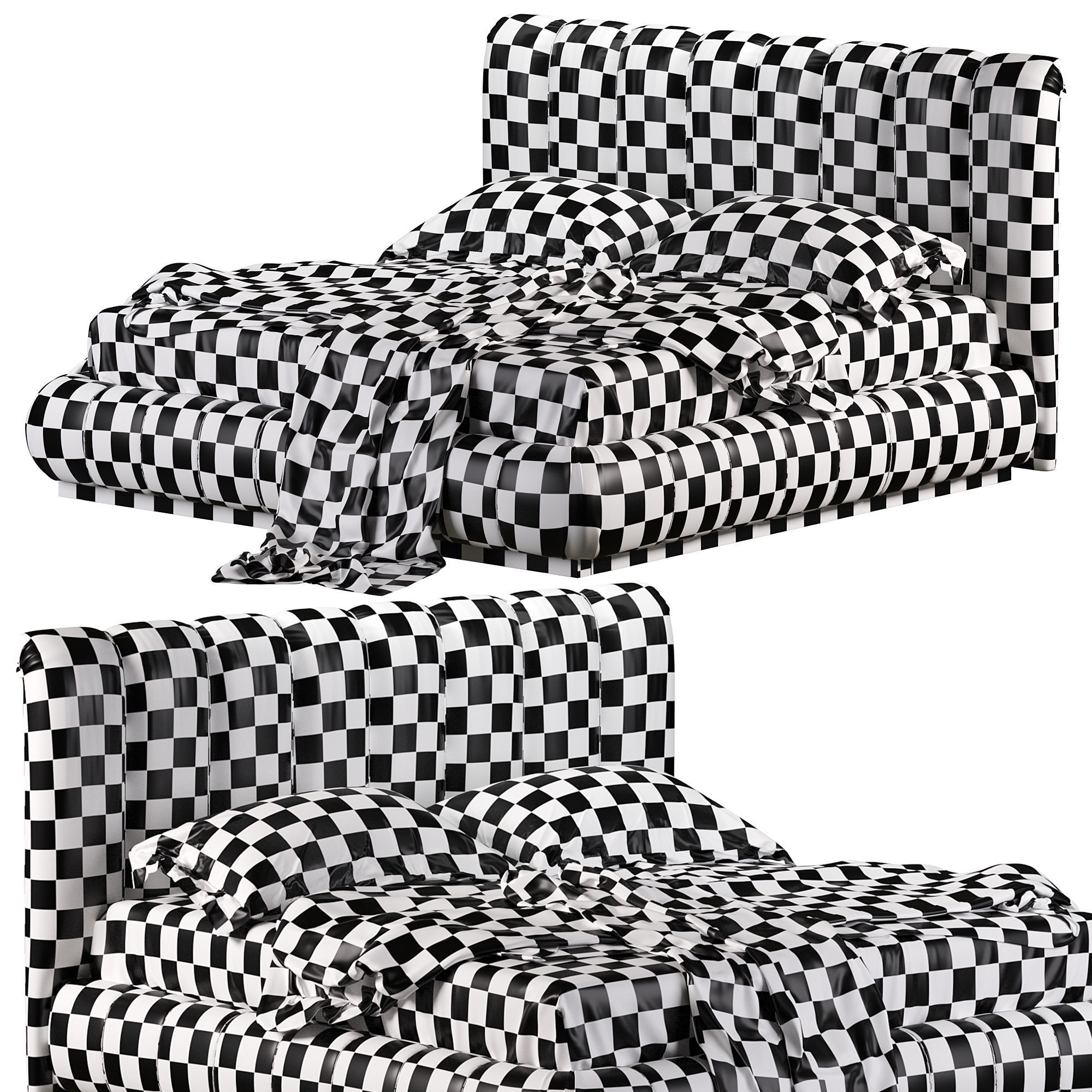 LIFETIME Bed by giorgiocollection 3D model_3