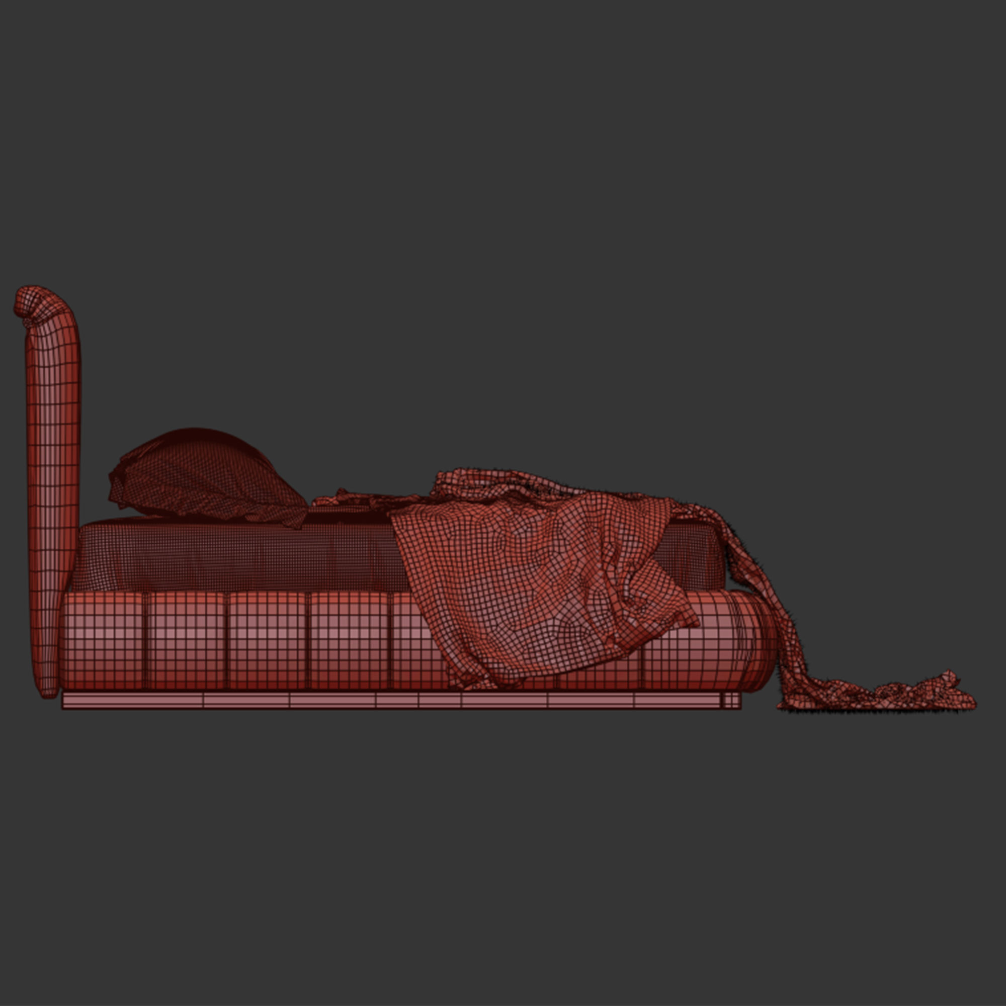 LIFETIME Bed by giorgiocollection 3D model_7