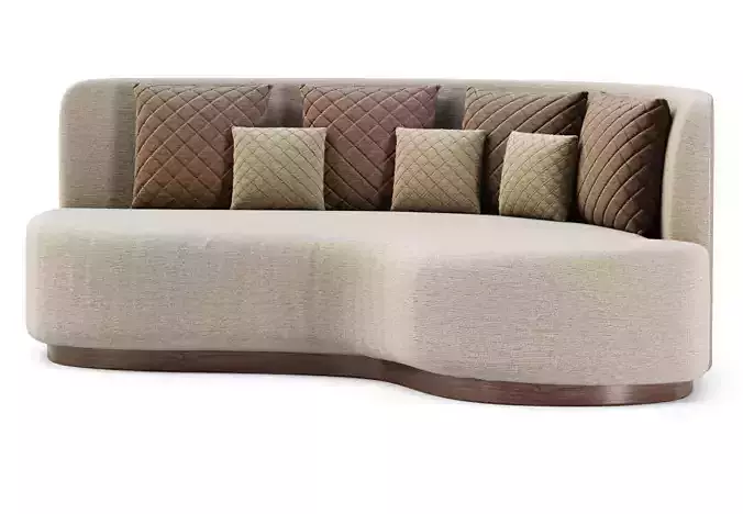 Stefa restaurant loveseat by Bpoint Design 