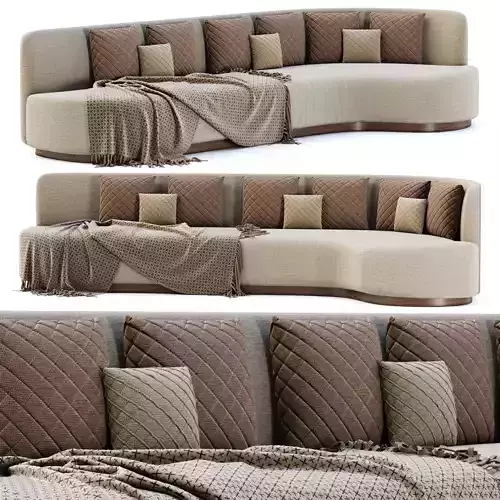 Stefa restaurant large sofa by Bpoint Design