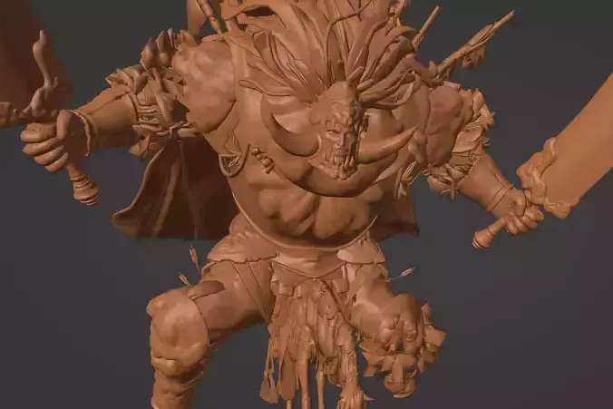 Starscourge Radahn 3D print model
