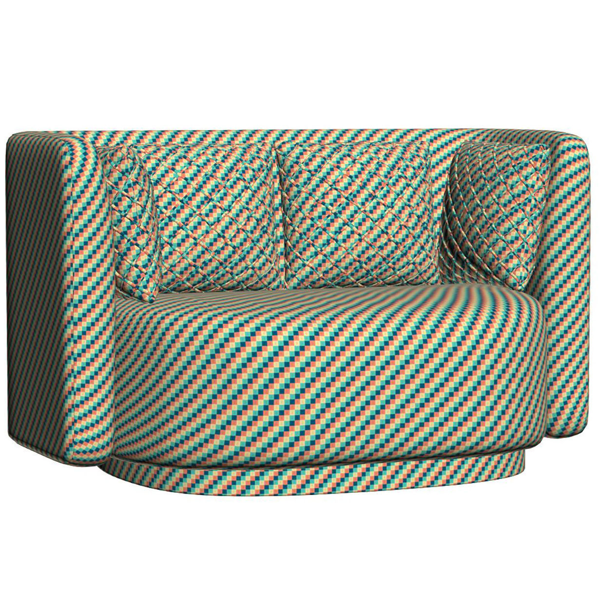 Stefa restaurant armchair SC12 by Bpoint Design  3D model_4