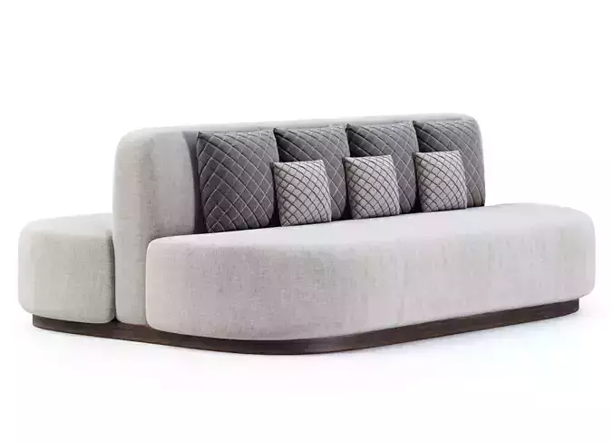 Stefa restaurant double side sofa SCD44 by Bpoint Design 