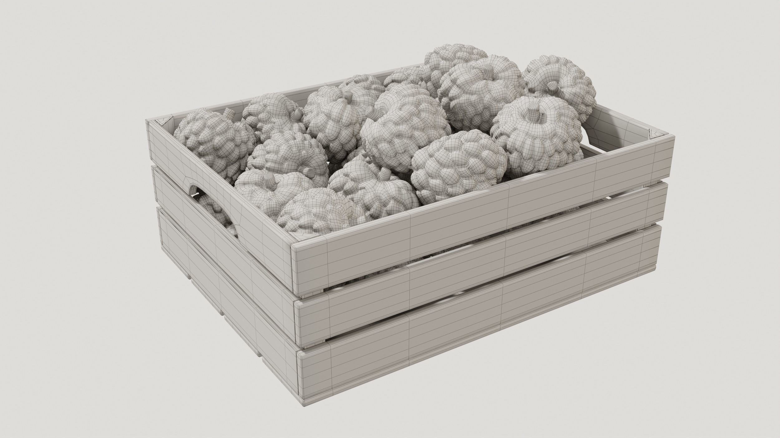 annona squamosa crates 3D model_3
