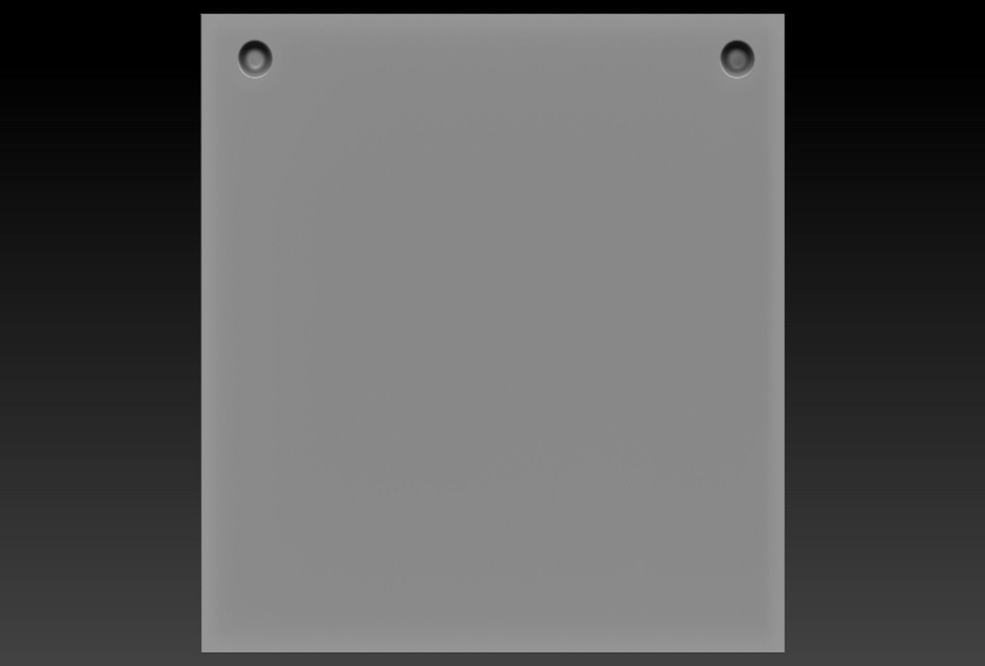 Birdd plastic plate with holes 3D print model_5