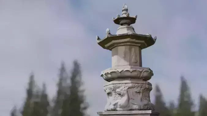 Stupa of Buddhist Monk Wonjong at Godalsa Temple Site