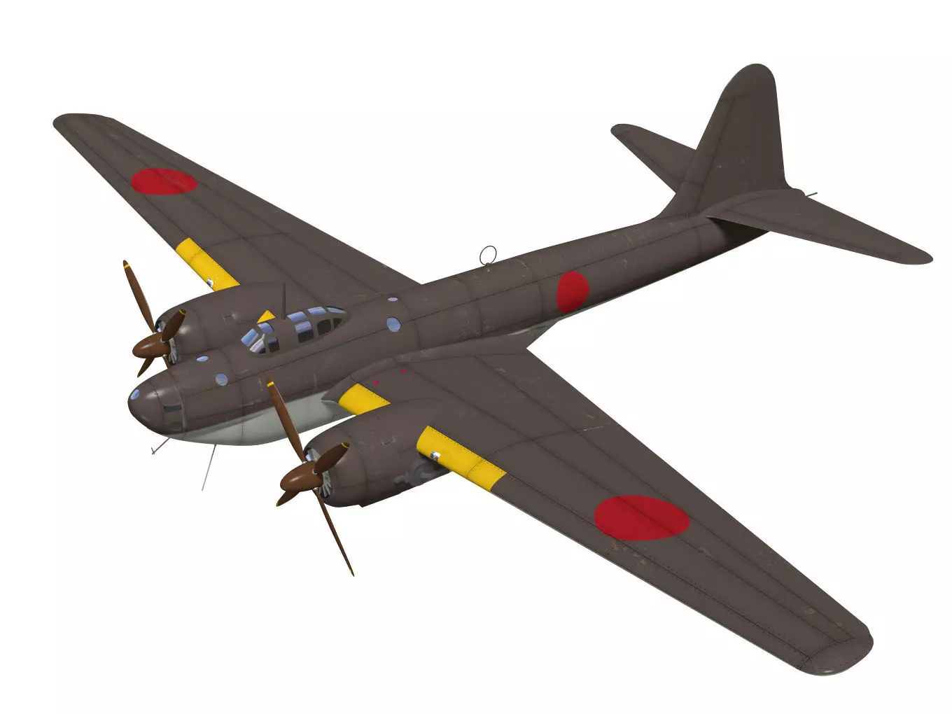 Tachikawa Ki74 Patsy 3D model