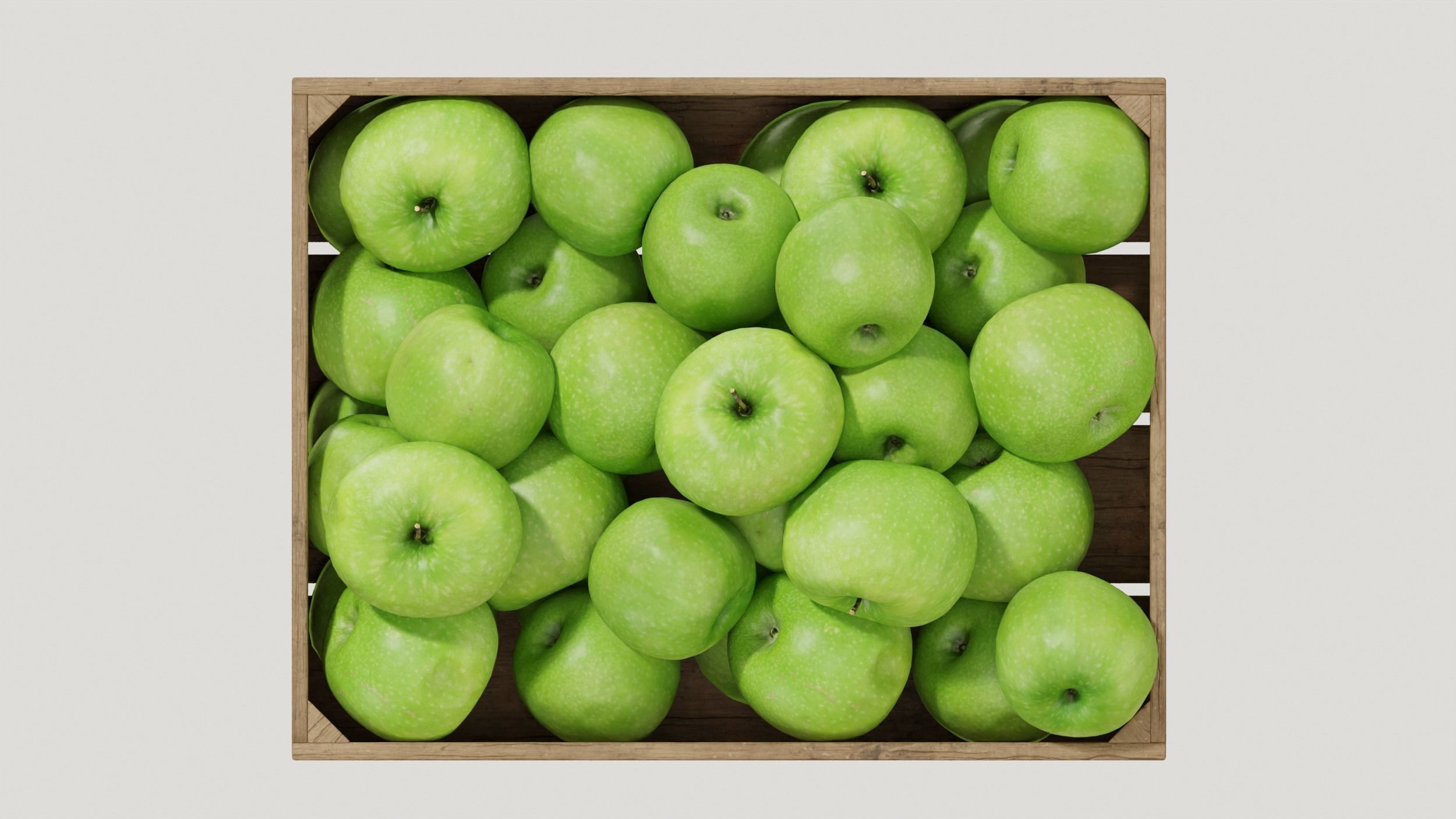 apple crates 3D model_4