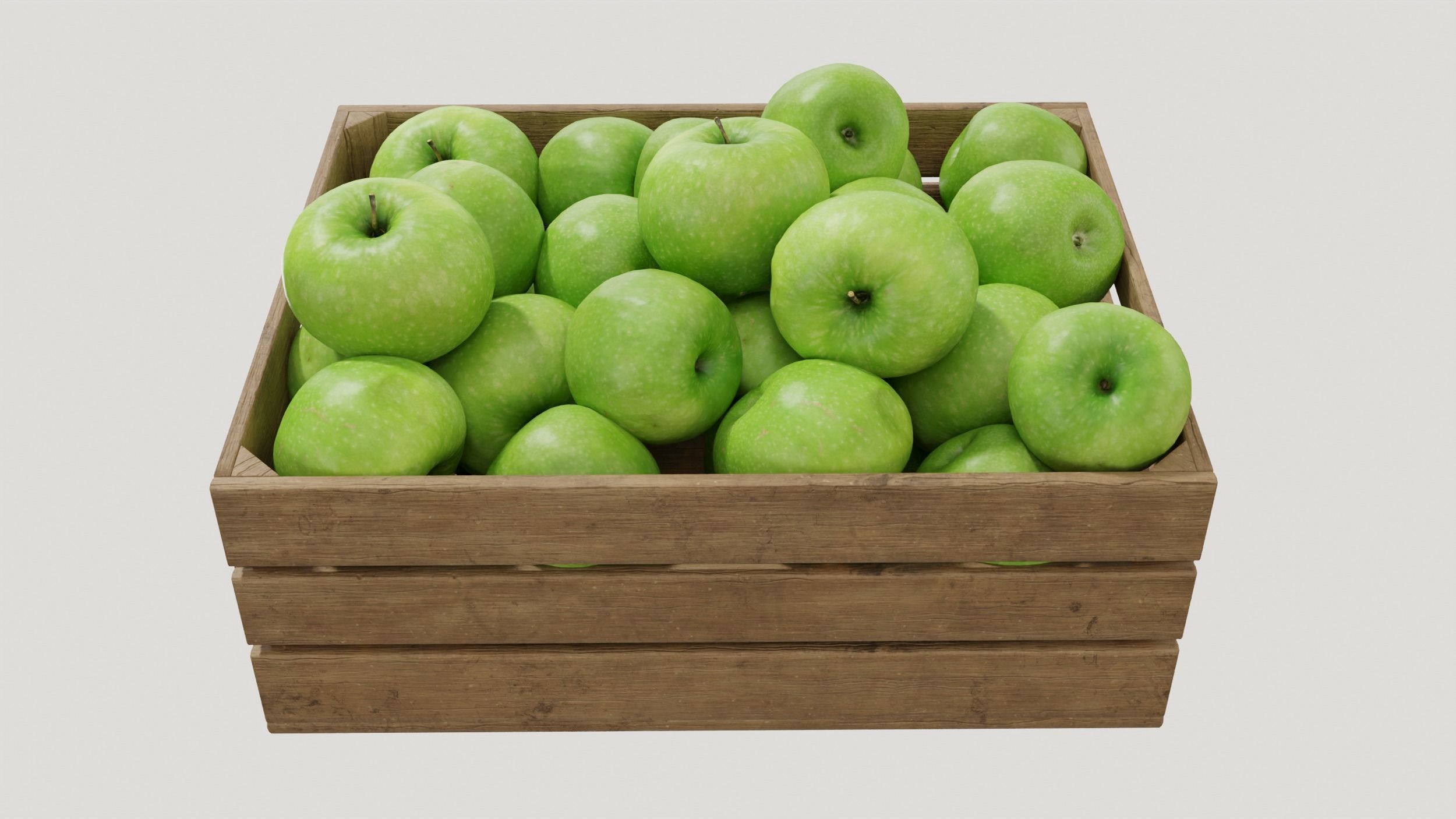 apple crates 3D model_6