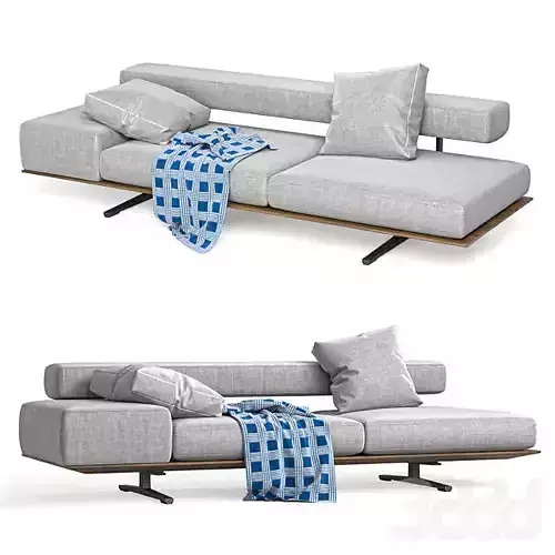 WING Chaise longue By Flexform