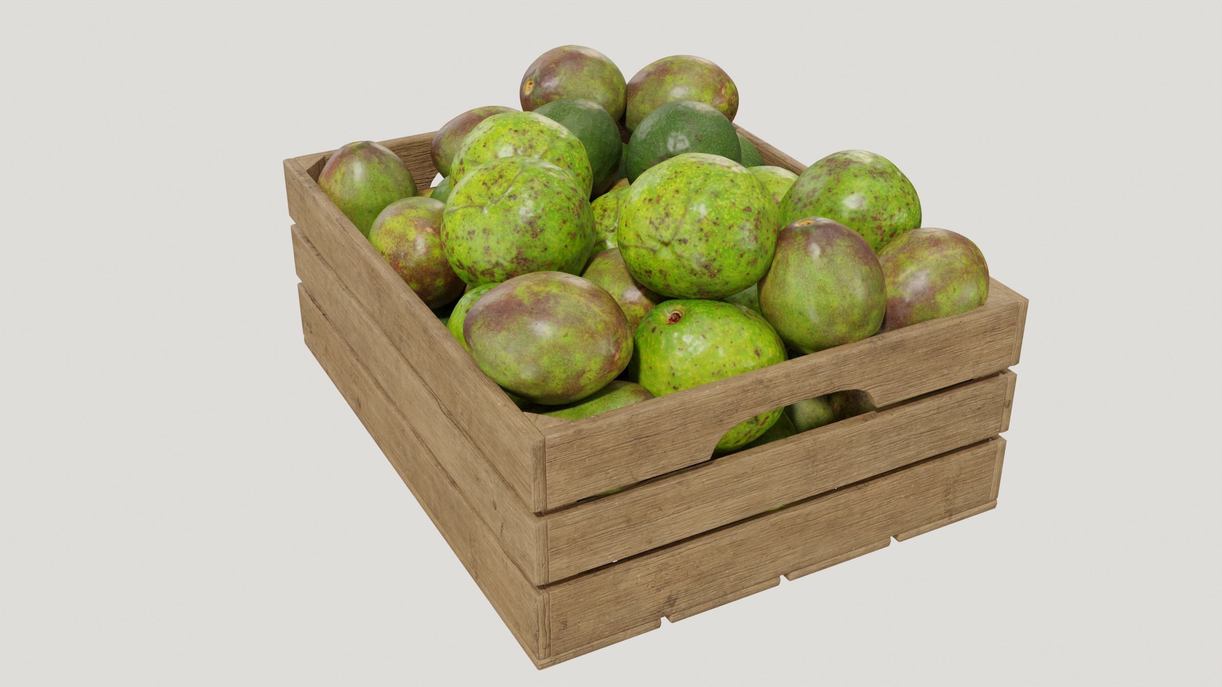 avocado crates  3D model_5