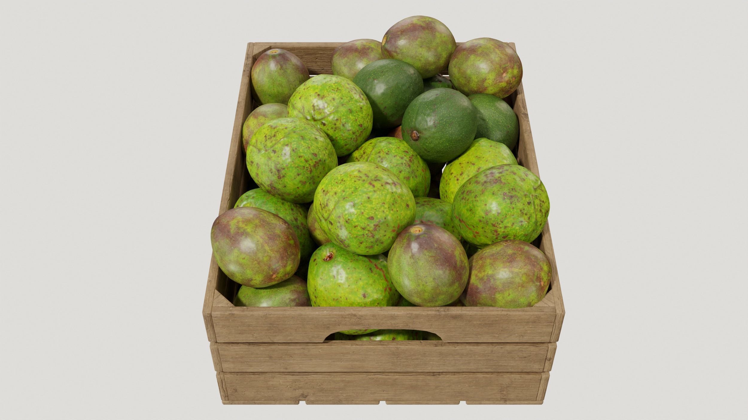 avocado crates  3D model_8
