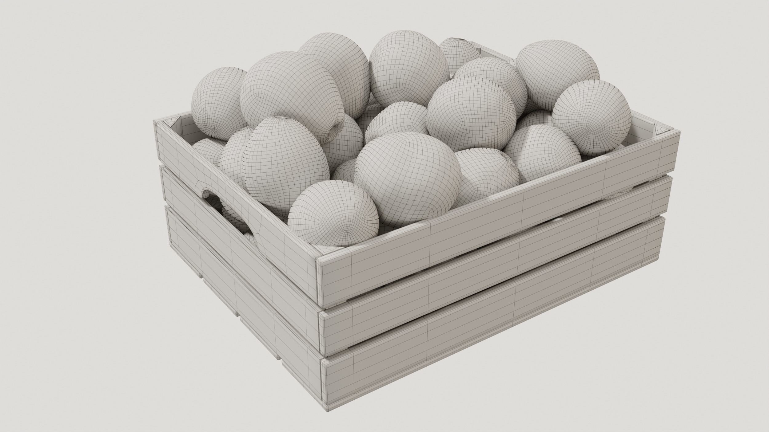 avocado crates  3D model_4