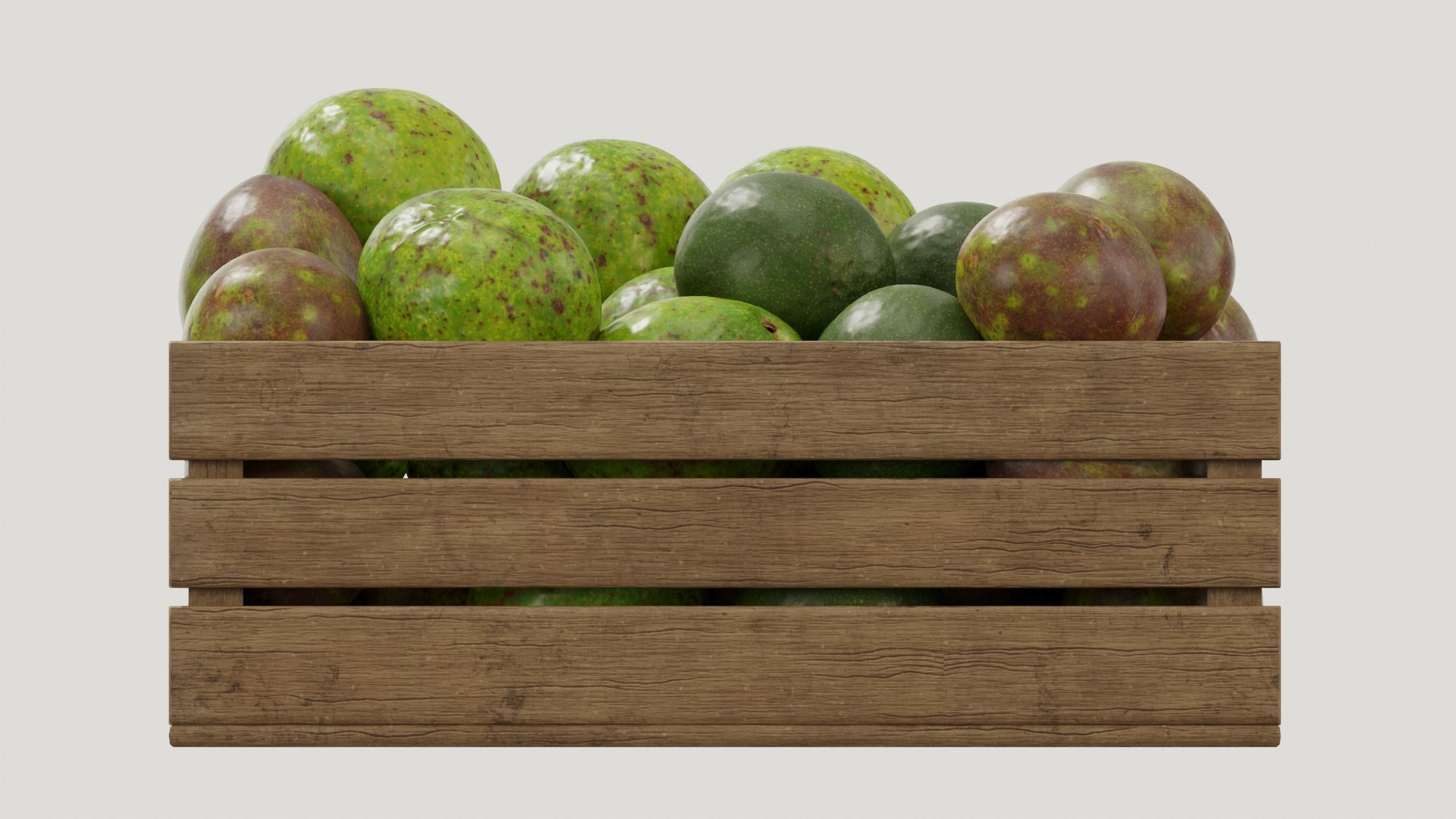avocado crates  3D model_1